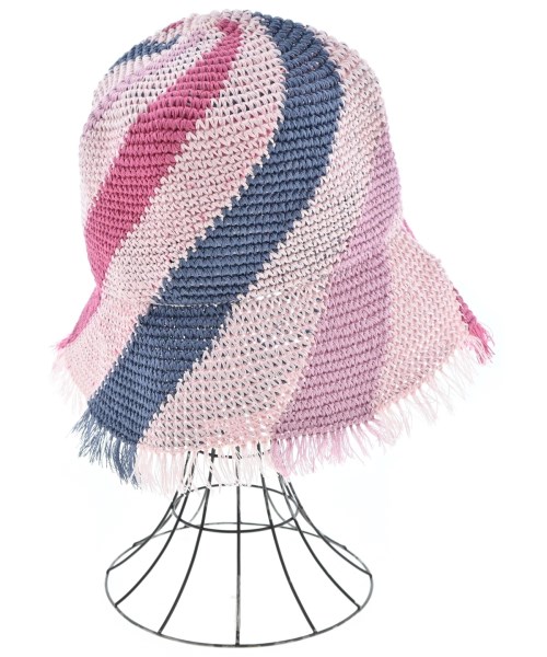 maturely（マチュアリー）ストローハット ピンク サイズ:- レディース/2200651449083