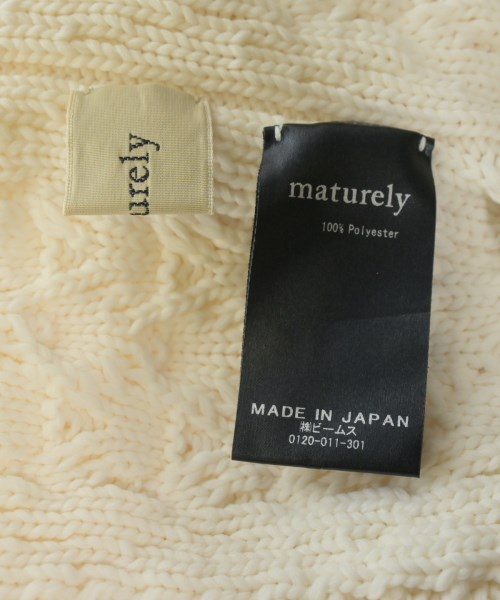 maturely（マチュアリー）ニット・セーター 白 サイズ:F レディース/2200662108085