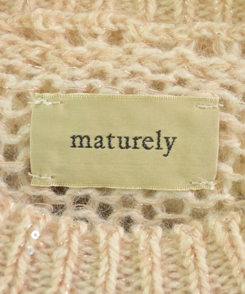maturely（マチュアリー）ニット・セーター ベージュ サイズ:F レディース/2200668032032