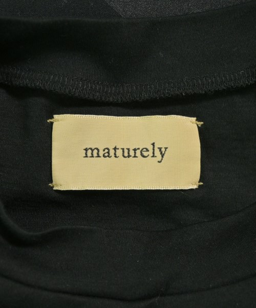 maturely（マチュアリー）Tシャツ・カットソー 黒 サイズ:F レディース/2200717178032