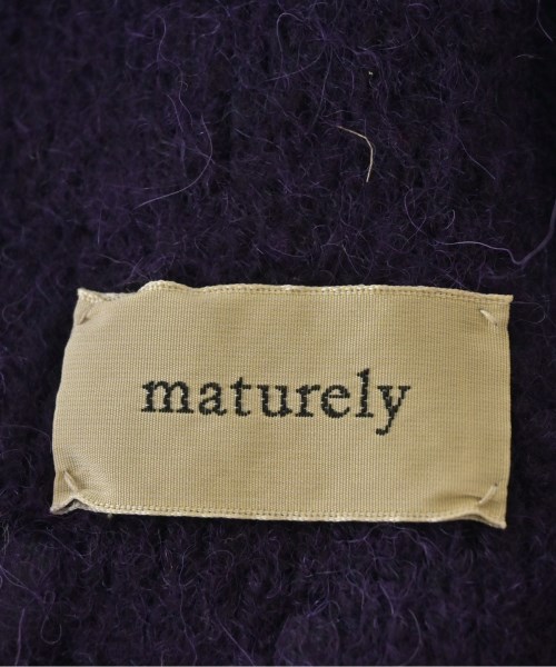 maturely（マチュアリー）マフラー 紫 サイズ:- レディース/2200685188071