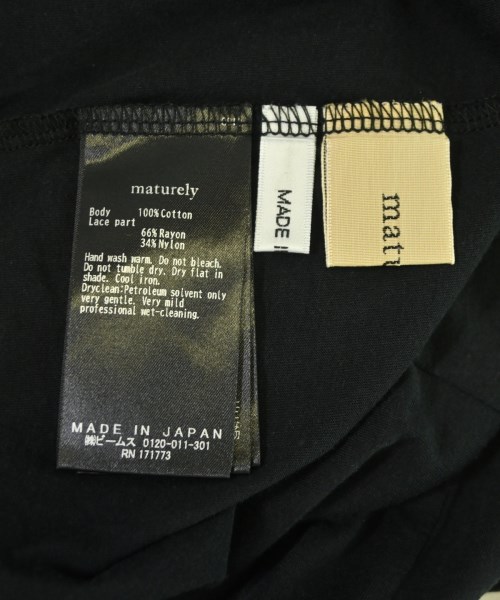 maturely（マチュアリー）Tシャツ・カットソー 黒 サイズ:-(M位) レディース/2200686761334