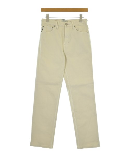 Moname(モナーム)デニムパンツ 白 サイズ:24(S位)/2200677879048