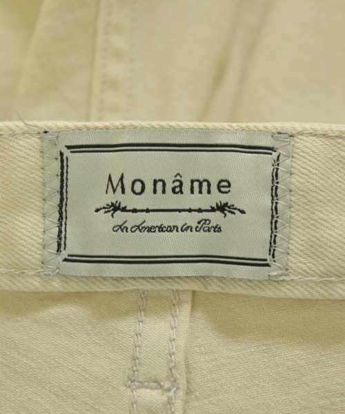 Moname（モナーム）デニムパンツ 白 サイズ:24(S位) レディース/2200677879048