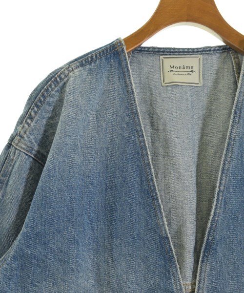 Moname（モナーム）デニムジャケット 青 サイズ:F レディース/2200671089030
