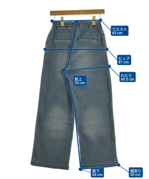 Moname（モナーム）デニムパンツ 青 サイズ:M レディース/2200722159576