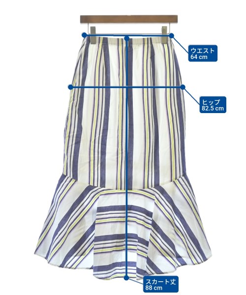 fil（フィル）ロング・マキシ丈スカート 白 サイズ:M レディース/2200643586260