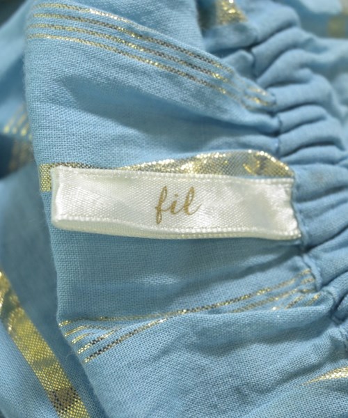 fil（フィル）ブラウス 青 サイズ:F レディース/2200662848035