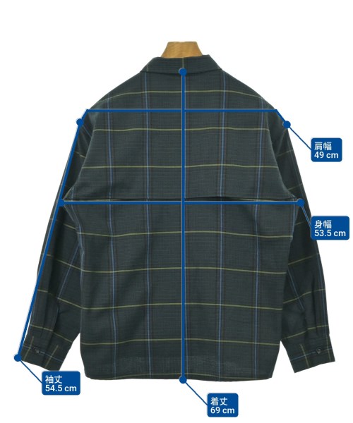 JOINT WORKS（ジョイントワークス）カジュアルシャツ 緑 サイズ:S メンズ/2200660895079