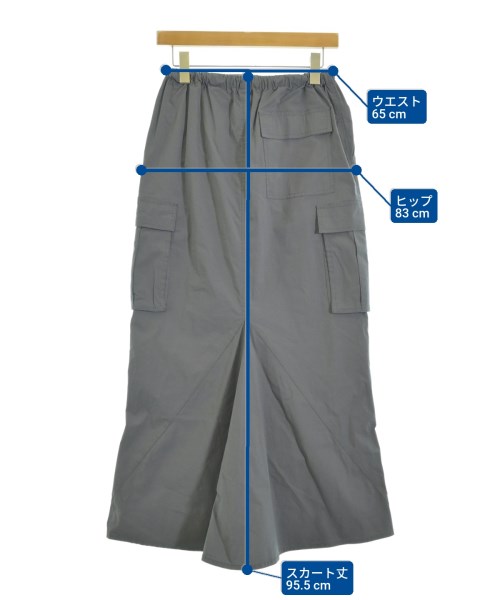 JOINT WORKS（ジョイントワークス）ロング・マキシ丈スカート グレー サイズ:M レディース/2200679211051