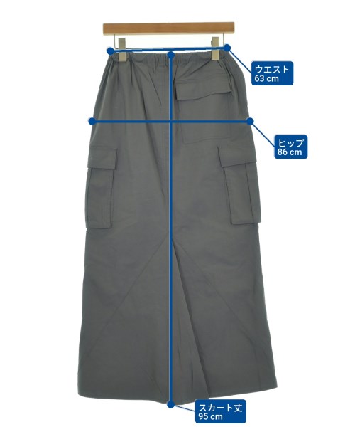 JOINT WORKS（ジョイントワークス）ロング・マキシ丈スカート グレー サイズ:M レディース/2200645928549