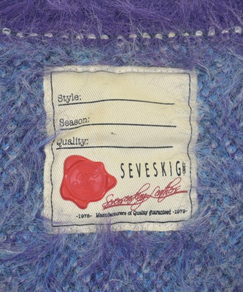 SEVESKIG（セヴシグ）カーディガン 紫 サイズ:M メンズ/2200639312057