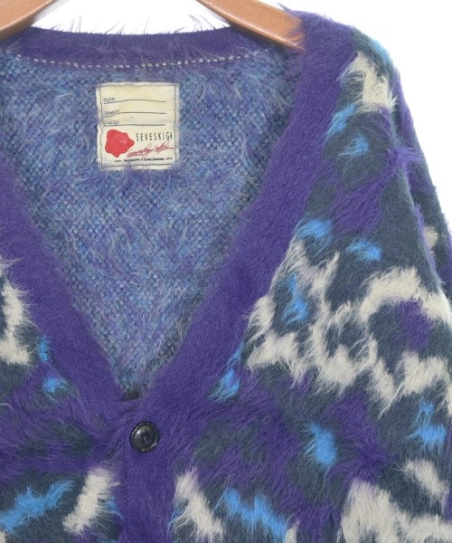 SEVESKIG（セヴシグ）カーディガン 紫 サイズ:M メンズ/2200639312057