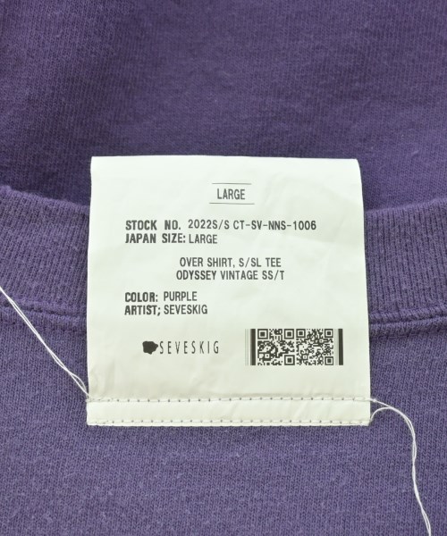 SEVESKIG（セヴシグ）Tシャツ・カットソー 紫 サイズ:L メンズ/2200694387014