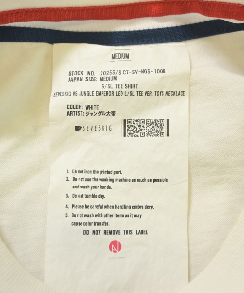 SEVESKIG（セヴシグ）Tシャツ・カットソー 白 サイズ:M メンズ/2200660788029