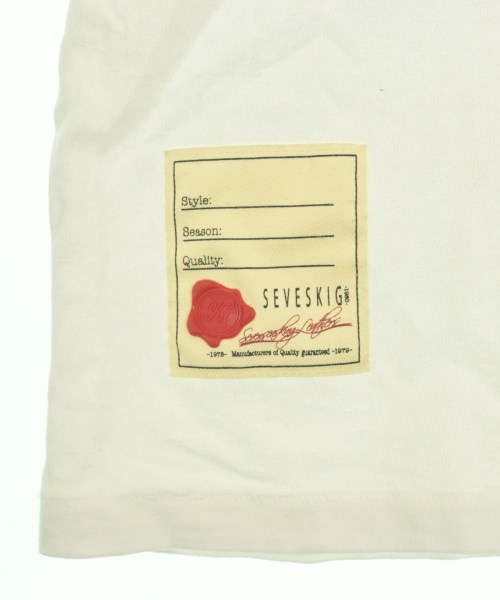 SEVESKIG（セヴシグ）Tシャツ・カットソー 白 サイズ:M メンズ/2200660788029