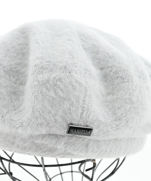 MANIERA（マニエラ）ハンチング・ベレー帽 白 サイズ:F レディース/2200664880040