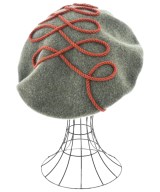 MANIERA（マニエラ）ハンチング・ベレー帽 カーキ サイズ:F レディース/2200664880057