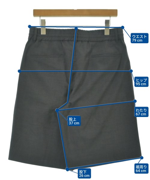 Taakk（ターク）ショートパンツ グレー サイズ:2(M位) メンズ/2200654189016