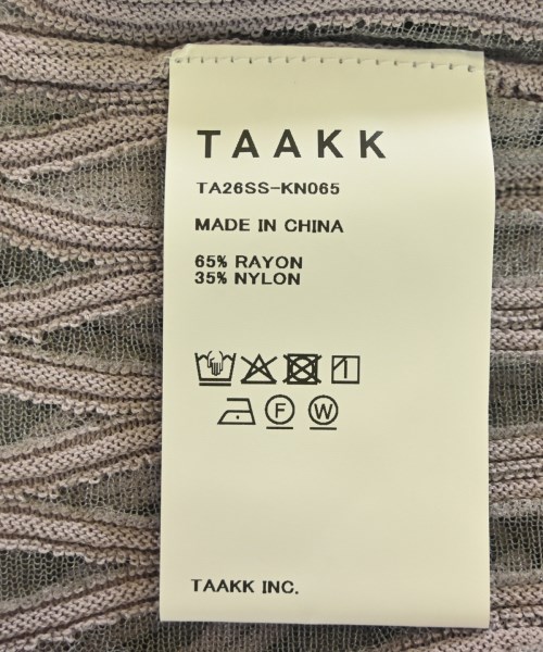 Taakk（ターク）ニット・セーター 紫 サイズ:2(M位) レディース/2200698629066