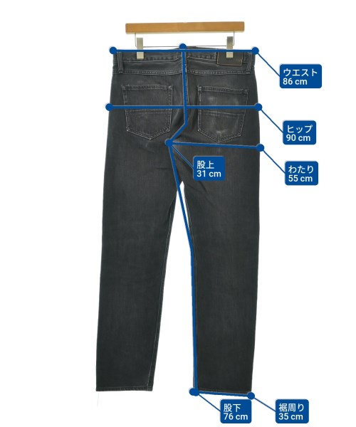 TELLASON（テラソン）デニムパンツ 黒 サイズ:34(XL位) メンズ/2200542752032