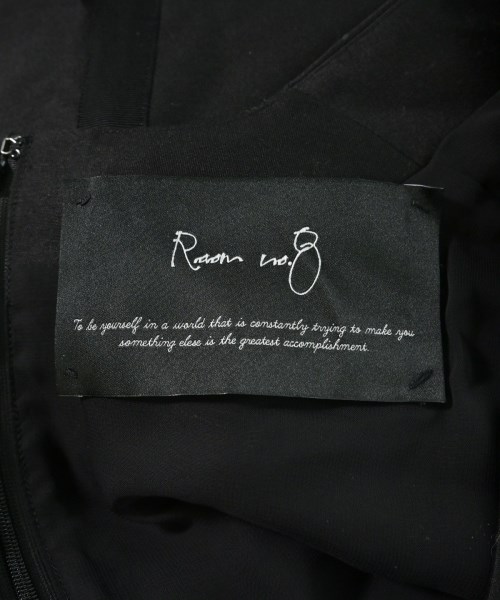 ROOM NO.8（ルームエイト）ワンピース 黒 サイズ:2(M位) レディース/2200669837162