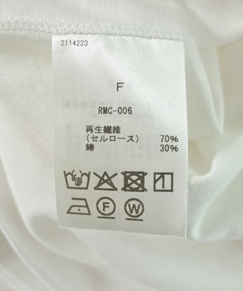 ROOM NO.8（ルームエイト）Tシャツ・カットソー 白 サイズ:F レディース/2200691759166