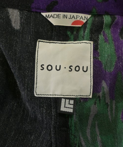 SOU･SOU（ソウソウ）カジュアルシャツ 黒 サイズ:L レディース/2200656278022