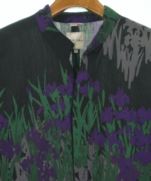 SOU･SOU（ソウソウ）カジュアルシャツ 黒 サイズ:L レディース/2200656278022