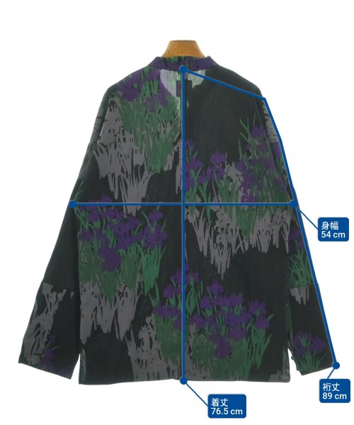 SOU･SOU（ソウソウ）カジュアルシャツ 黒 サイズ:L レディース/2200656278022