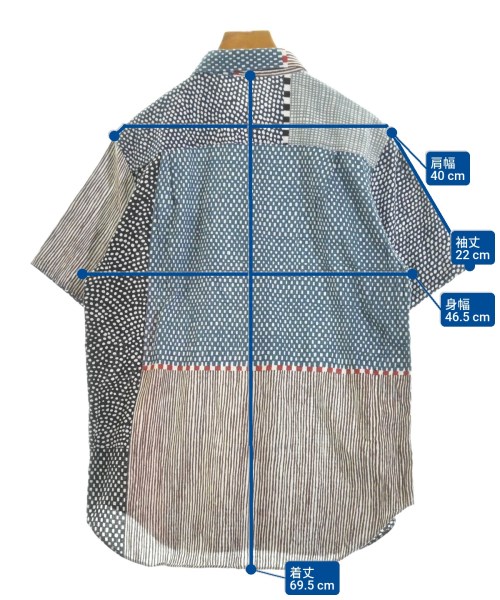 SOU･SOU（ソウソウ）カジュアルシャツ 青 サイズ:F レディース/2200658040054