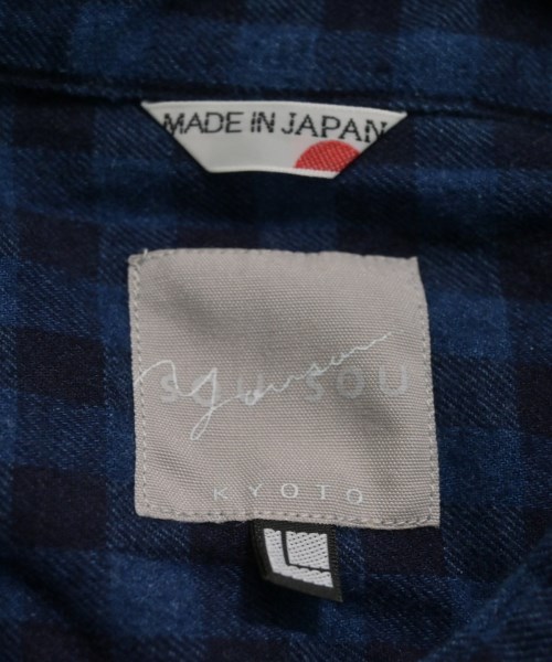 SOU･SOU（ソウソウ）カジュアルシャツ 青 サイズ:L メンズ/2200646500010