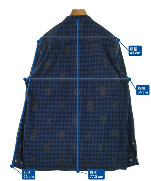 SOU･SOU（ソウソウ）カジュアルシャツ 青 サイズ:L メンズ/2200646500010