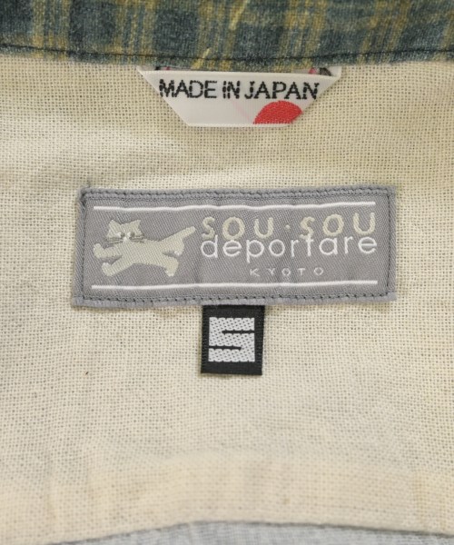 SOU･SOU（ソウソウ）カジュアルシャツ 紺 サイズ:S メンズ/2200725343071