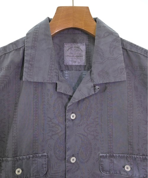 Manual Alphabet（マニュアルアルファベット）カジュアルシャツ グレー サイズ:2(M位) メンズ/2200410975112