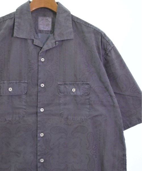 Manual Alphabet（マニュアルアルファベット）カジュアルシャツ グレー サイズ:2(M位) メンズ/2200410975112