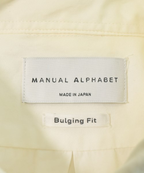 Manual Alphabet（マニュアルアルファベット）カジュアルシャツ 白 サイズ:2(M位) メンズ/2200622662084