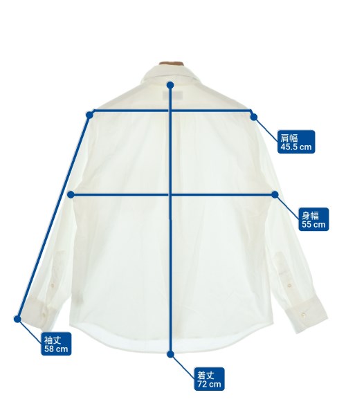 Manual Alphabet（マニュアルアルファベット）カジュアルシャツ 白 サイズ:2(M位) メンズ/2200622662084