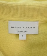 Manual Alphabet（マニュアルアルファベット）ポロシャツ 黄 サイズ:3(L位) メンズ/2200643717077