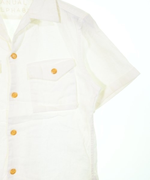 Manual Alphabet（マニュアルアルファベット）カジュアルシャツ 白 サイズ:2(M位) メンズ/2200643982079