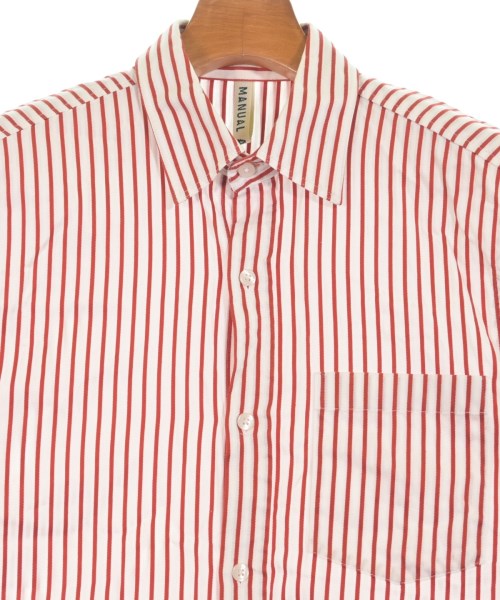 Manual Alphabet（マニュアルアルファベット）カジュアルシャツ 赤 サイズ:2(M位) メンズ/2200619294137