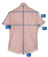 Manual Alphabet（マニュアルアルファベット）カジュアルシャツ 赤 サイズ:2(M位) メンズ/2200619294137