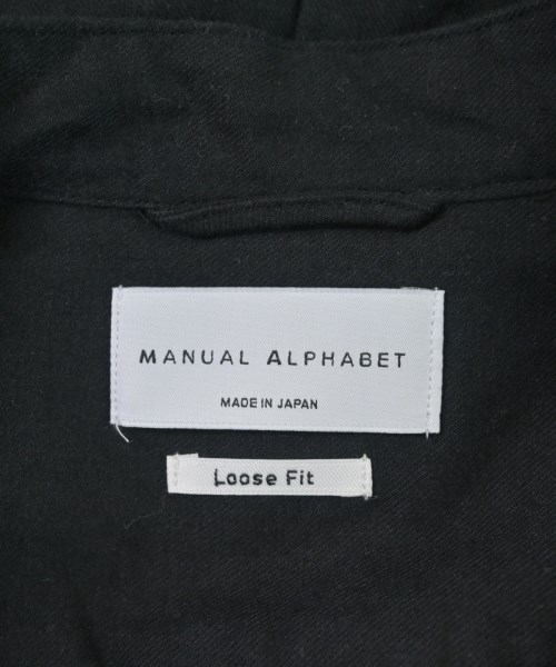 Manual Alphabet（マニュアルアルファベット）カジュアルシャツ 黒 サイズ:2(M位) メンズ/2200673337207