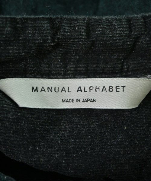 Manual Alphabet（マニュアルアルファベット）カジュアルシャツ 緑 サイズ:3(L位) メンズ/2200673890023