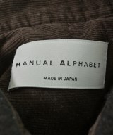 Manual Alphabet（マニュアルアルファベット）カジュアルシャツ 茶 サイズ:3(L位) メンズ/2200673890030