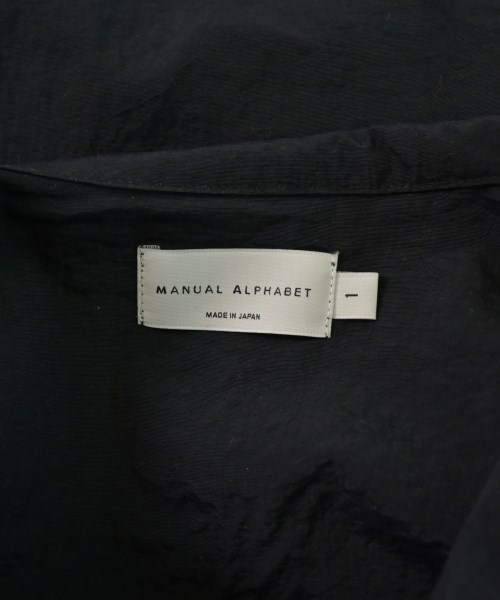 Manual Alphabet（マニュアルアルファベット）カジュアルシャツ 紺 サイズ:1(S位) メンズ/2200647224076