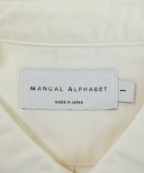 Manual Alphabet（マニュアルアルファベット）カジュアルシャツ 白 サイズ:1(S位) メンズ/2200712709057