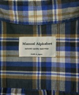 Manual Alphabet（マニュアルアルファベット）カジュアルシャツ 青 サイズ:2(M位) メンズ/2200718076030