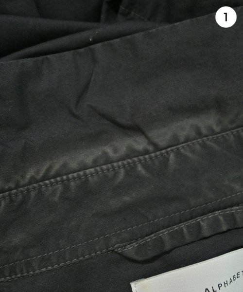 Manual Alphabet（マニュアルアルファベット）ステンカラーコート 黒 サイズ:3(L位) メンズ/2200665724176