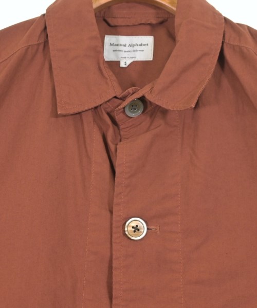 Manual Alphabet（マニュアルアルファベット）ステンカラーコート 茶 サイズ:2(M位) メンズ/2200665221064